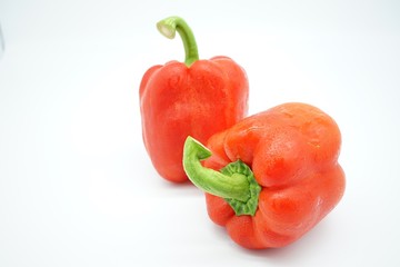 red pepper isolated on white background