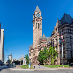 Obraz premium Toronto Old City Hall in downtown at sunny day in Toronto, Ontario, Canada