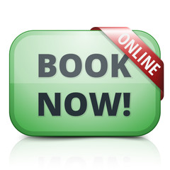 Book Now button sign illustration