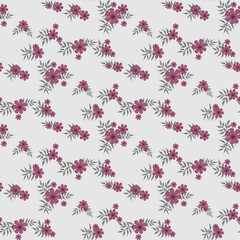 Fashionable pattern in small flowers. Floral seamless background for textiles, fabrics, covers, wallpapers, print, gift wrapping and scrapbooking. Raster copy.