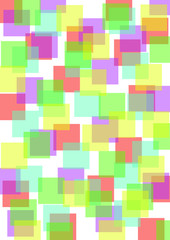 abstract colorful pattern with square