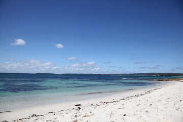 Plage de sable blancs