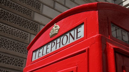 Fototapeta premium London telephone. UK landmarks.