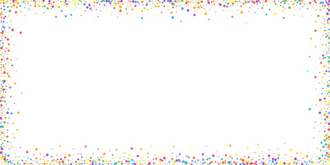 Festive confetti. Celebration stars. Rainbow confe