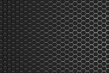 Hexagonal background. 3d background