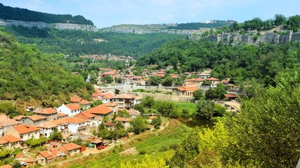 Fototapeta na wymiar Veliko Tarnovo. Landmarks of Bulgaria.