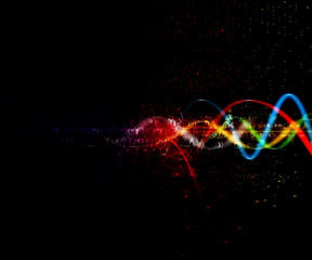 Light effect spiral.neon light effect spiral.abstract background