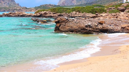 Crete - Falasarna beach. Best landscapes in the world.