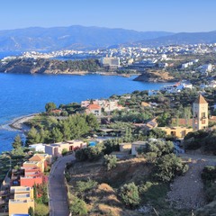 Fototapeta na wymiar Crete. Greek island landscape.