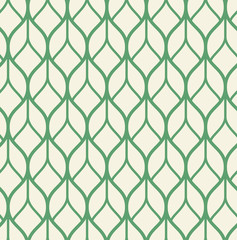 Obraz premium Japanese Modern Leaf Seamless Pattern