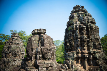 Fototapeta premium ruins of ancient temple in cambodia