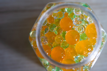 オレンジ色の消臭ビーズの消臭ビーズ