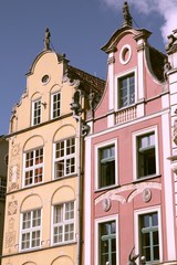 Fototapeta na wymiar Gdansk, Poland. Vintage filtered colors tone.