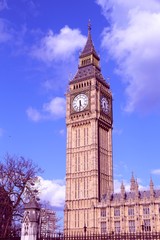 Obraz premium London Big Ben. Filtered retro color style.