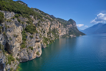 Obraz premium Panoramic view of Lake Garda, Italy