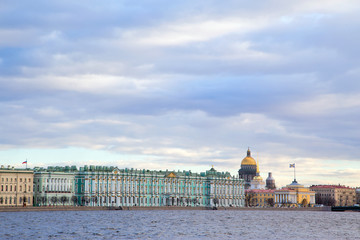 St. Petersburg, view of the city from the Peter and Paul fortress.Horizontally.