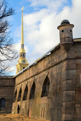     Russia. Saint-Petersburg. View of the Peter and Paul fortress