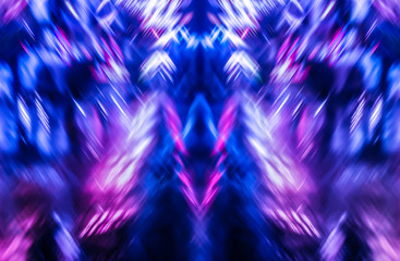 Obraz premium Illumination and neon night lights of NYC