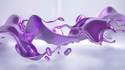 Elegant, beautiful abstract background with elements, studio, pedestal, minimalism. 3d illustration, 3d ..rendering.
