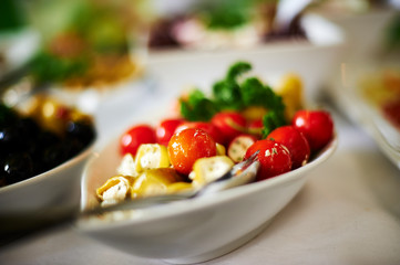 Fingerfood mit tomaten