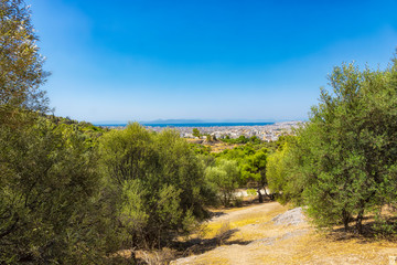 Landscape waters on the port