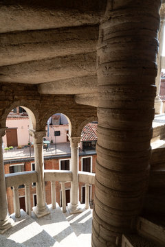 Contarini del Bovolo palace venice stairway