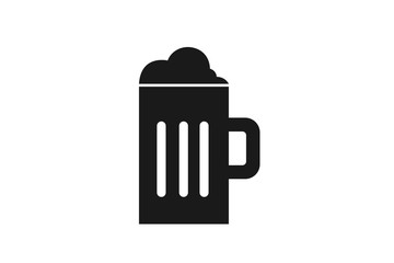 black beer icon, mug icon, alcohol icon