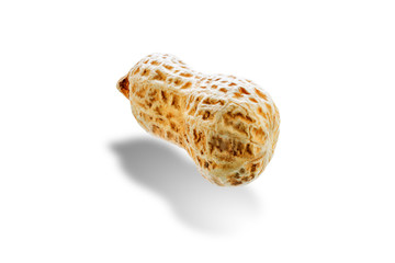 Peanut on a white isolated background