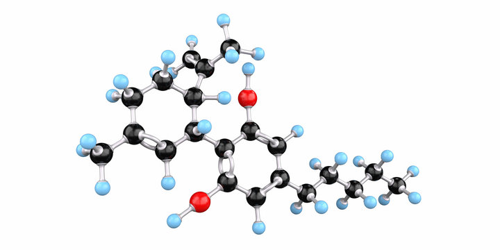 CBD Molecule, Cannabidiol