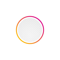 Social media Instagram icon avatar stories user.