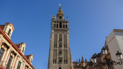 Fototapeta na wymiar Amazing Seville, one of the most beautiful cities of Europe