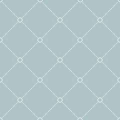 Geometric dotted vector blue and white pattern. Seamless abstract modern light blue and white texture for wallpapers and backgrounds