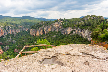 Cliffs and mountains of Prades