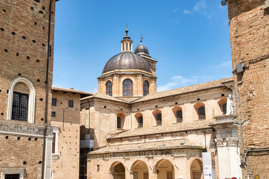 Urbino Cathedral. Color image