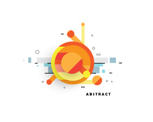 Fototapeta premium Abstract circle vector design