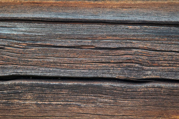 Fototapeta premium Background of old pine boards. Street lighting.