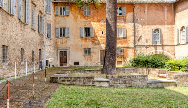 Urbino old city. Color image
