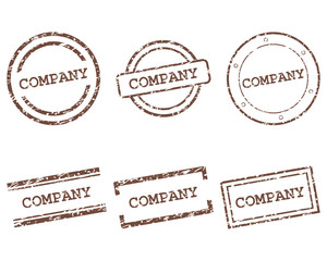 Fototapeta premium Company Stempel