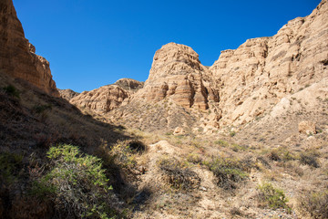 Fototapeta na wymiar red rock canyon in the mountains