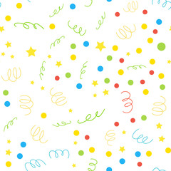 Seamless pattern. Celebration background. Vector illustration.