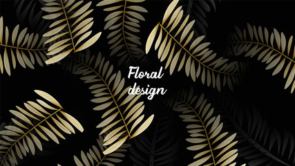 Tropical Leaves Pattern Abstract Background