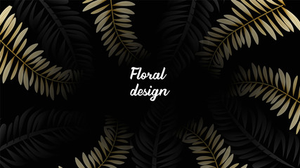 Tropical Leaves Pattern Abstract Background