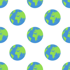 Seamless pattern. Earth background. Vector illustration.
