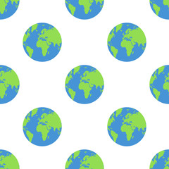 Seamless pattern. Earth background. Vector illustration.