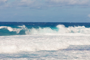 Shore line on Cocos (Keeling) islands, Direction island