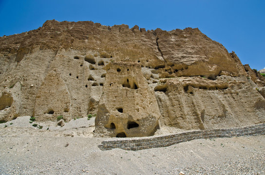 Scary Cave in Upper Mustang, Nepal