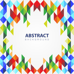 Obraz premium Abstract triangular background, Colorful geometric pattern.