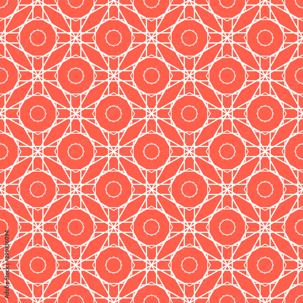 Poster geometric seamless pattern. abstract vector background. vector illustration.