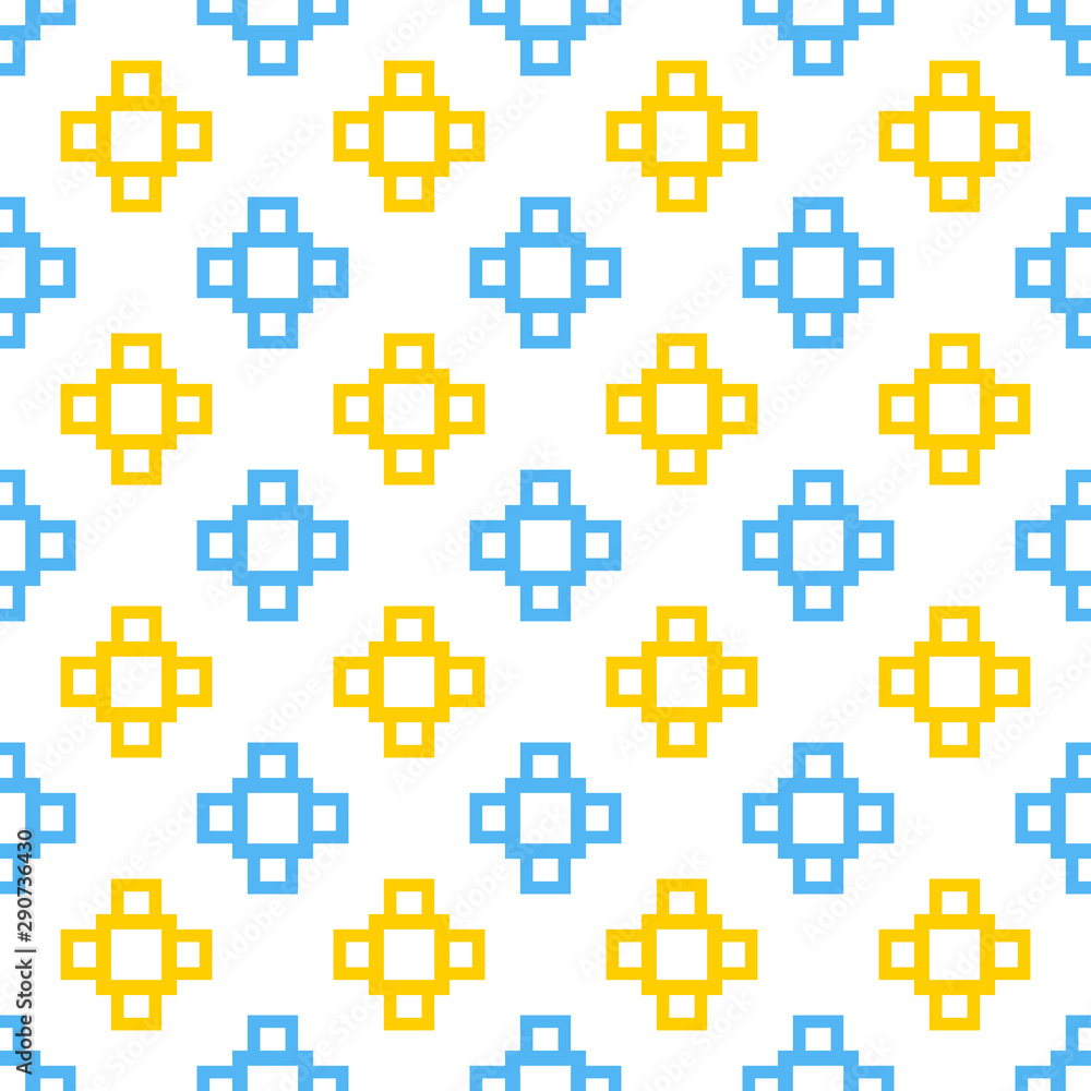 Poster geometric seamless pattern. abstract vector background. vector illustration.