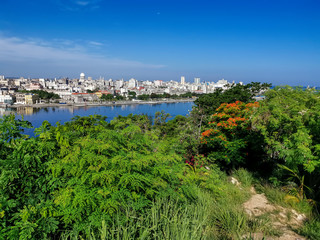 Panoramic view of the city of Havana, Cuba